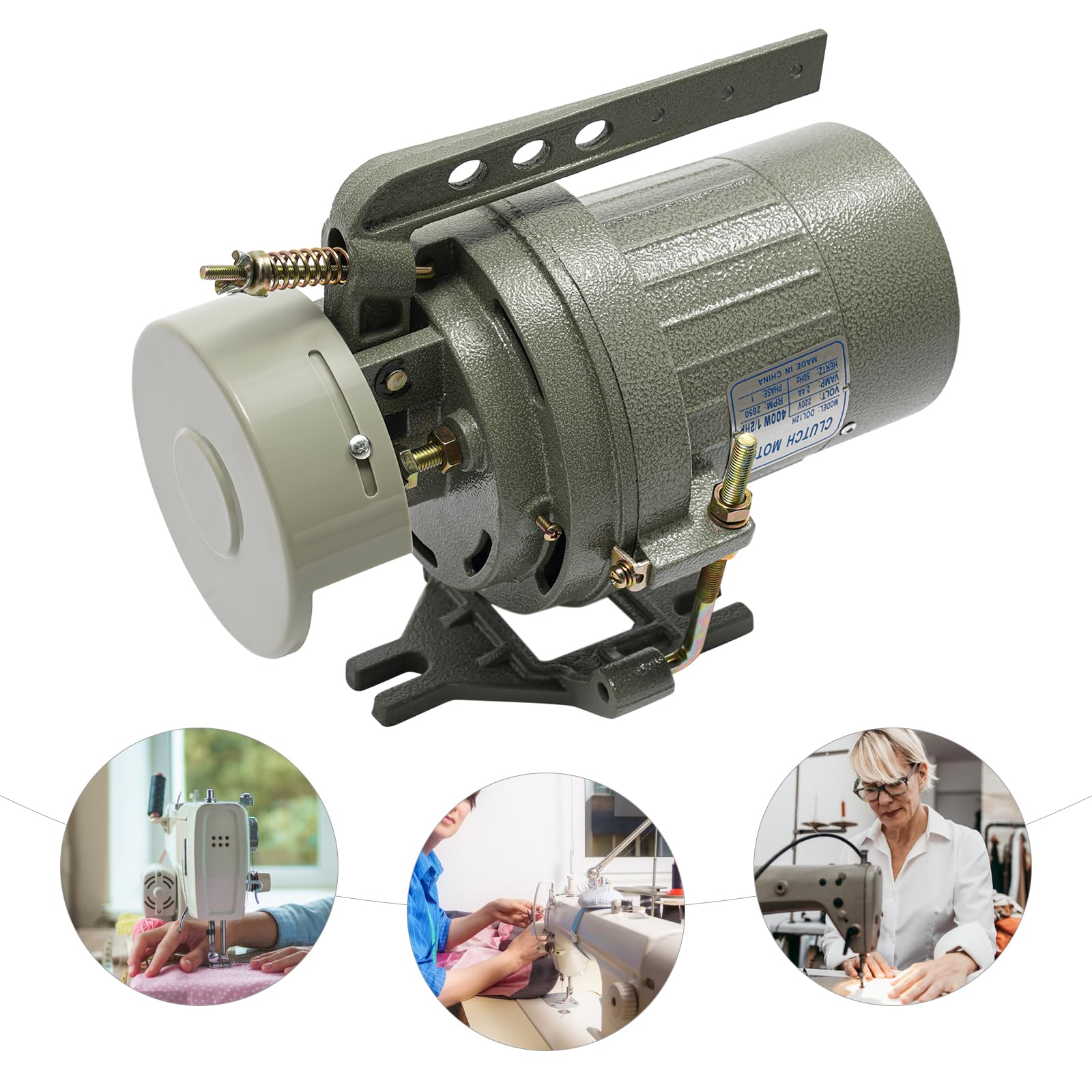Maquina De Coser Profesional Servomotor Motor Máquina Coser Eléctrica Motor Eléctrico Para Máquina De Coser, Máquina De Coser Industrial, 400 W, 2850 RPM, Para Máquinas Coser Industriales Domésticas