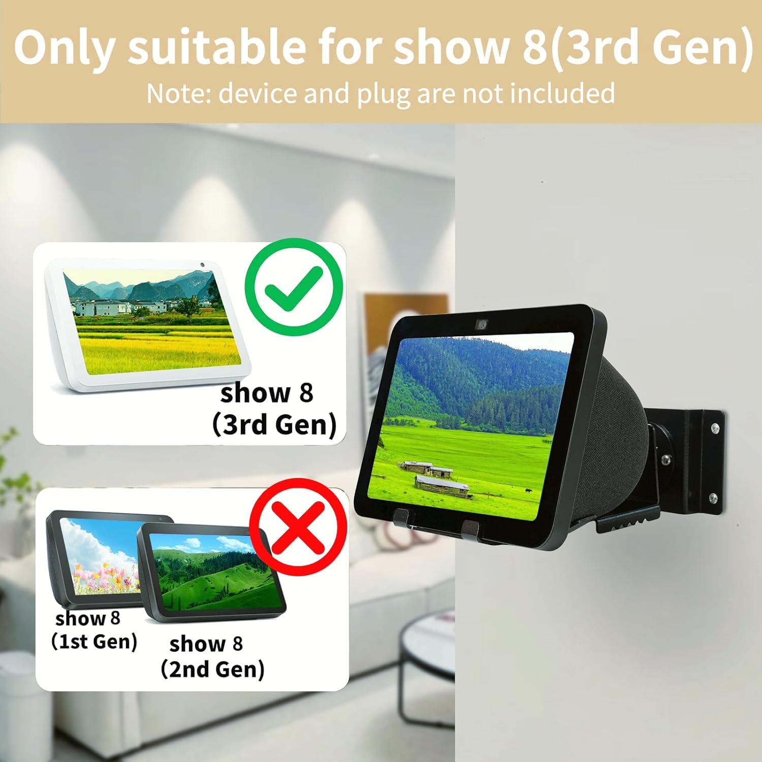 Maximize Your Echo Show 8 Experience: The Ultimate Adjustable Wall Mount Reviewed!