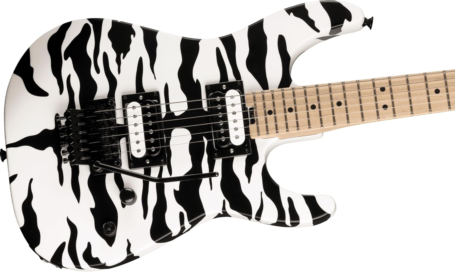 Charvel Satchel Signature Pro-Mod DK22 HH FR M Electric Guitar - White Tiger