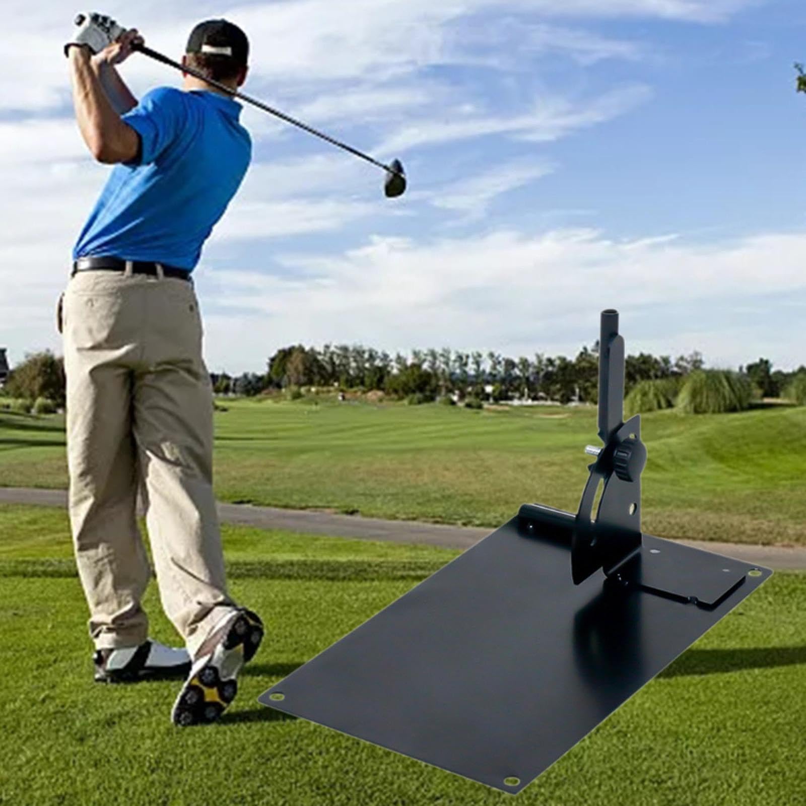 Golf Ausrichtungsstabhalter, Plane, Golfzubehör, Training