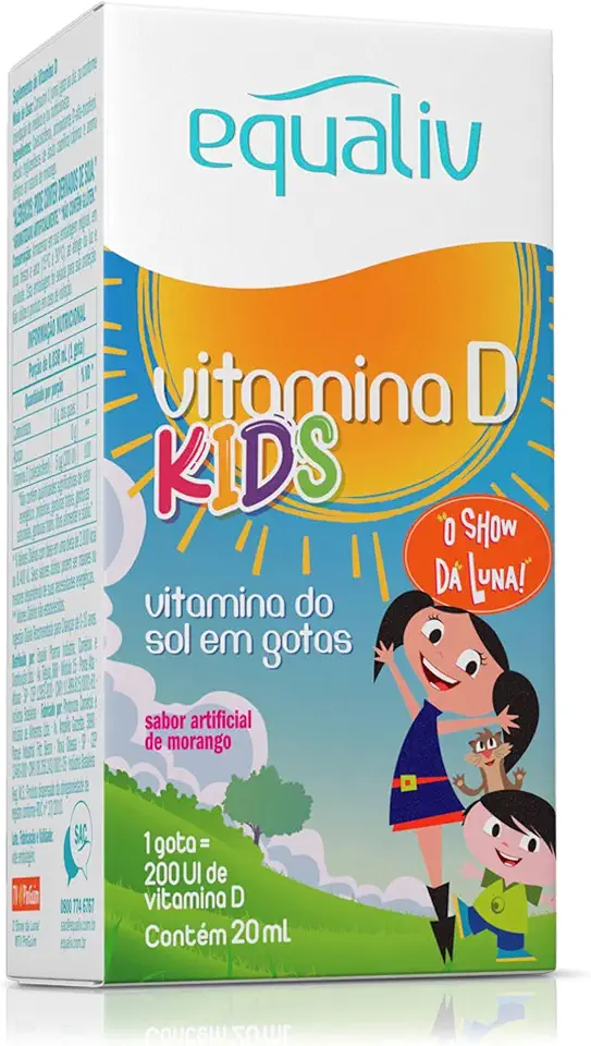 Vitamina D Kids Colecalciferol 200UI 20ml Equaliv