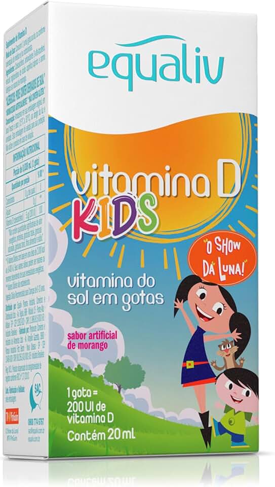 Vitamina D Kids Colecalciferol 200UI 20ml Equaliv