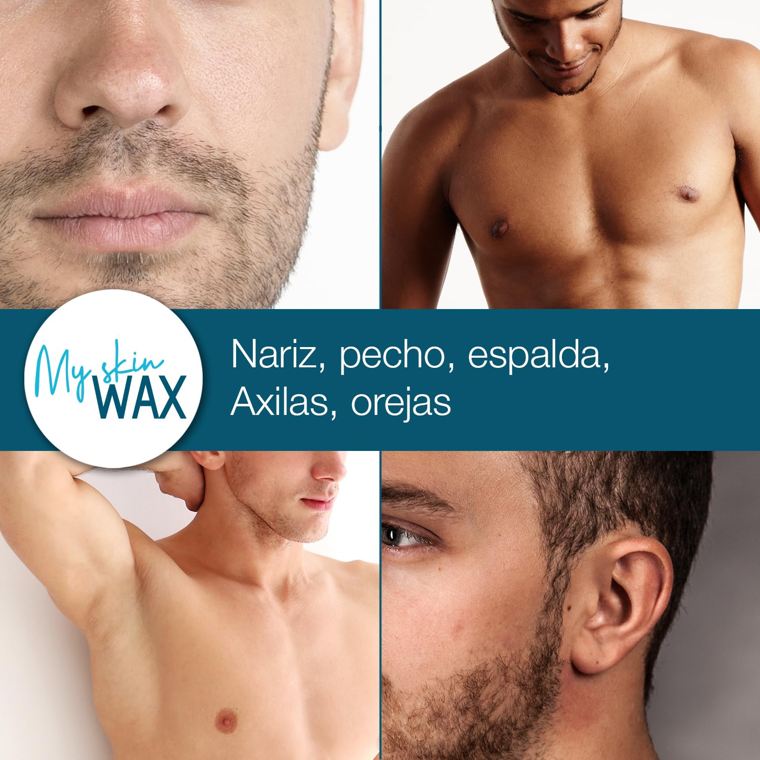 Perlas de Cera para Depilación Sin Bandas, 800g, Hipoalergénico, Depilación Suave sin Enrojecimiento, Especial para pieles sensibles Hombre Mujer, Rostro, Brasileño (Rosa, 800g)