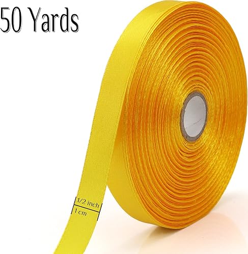 Miniatura 133 de Cinta de oro rosa de 1-1/2 pulgadas, para envolver regalos, 50 yardas, corona de fiesta de boda, costura, accesorios para el cabello, decoración