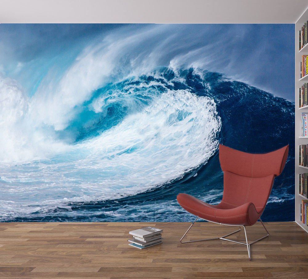 Sea Ocean Tidal Wave Sky Photo Wallpaper Wall Mural Home Bedroom Decoration