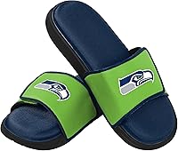 Vista 41 de FOCO mens NFL Team Logo Sport Shower Foam Slide Flip Flop Sandals
