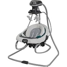 Graco DuetSoothe Swing and Rocker with Removable Swing Seat and 6 Swinging Speeds for Toddler Swing Seat and Swing Chair