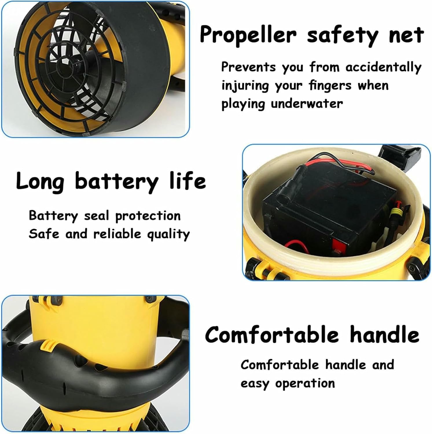 500W Underwater Sea Scooter Scuba Diving Swimming Boosters for Adults Explorer, Lead-Acid Batteries Lake Ocean Pool Under Water Scooter