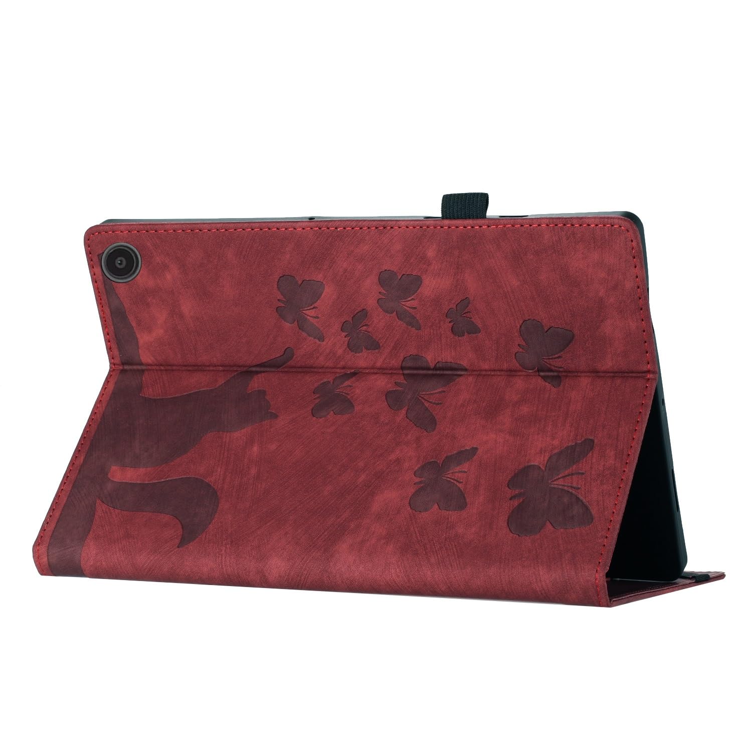 Custodia protettiva per tablet PC compatibile con Kindle Fire HD 10 Tablet Case & Fire HD 10 Plus (11a generazione, 2021 Release) Custodia protettiva pieghevole in rilievo Custodia protettiva Flip