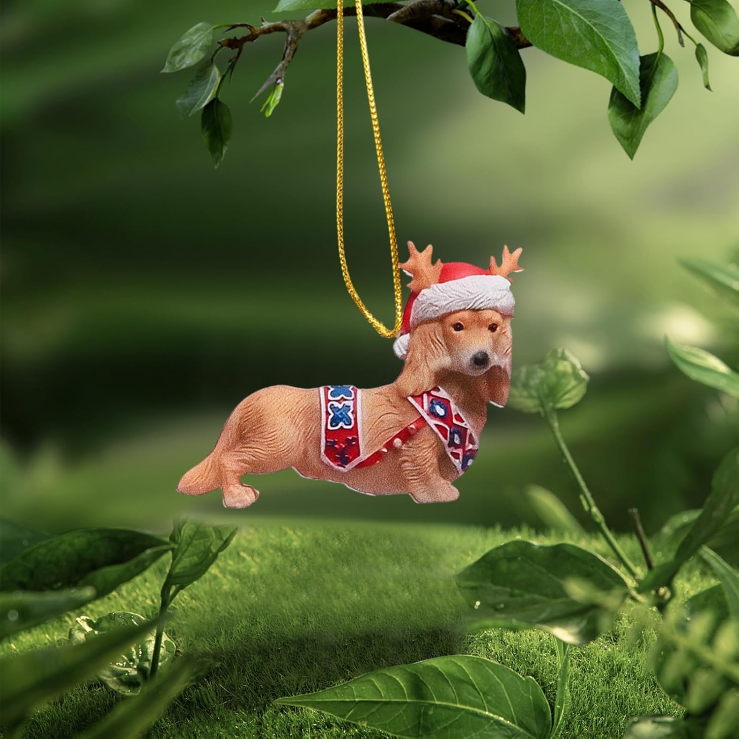 Dog Christmas Tree Ornaments,Christmas Tree Decorations Handmade Dogs
