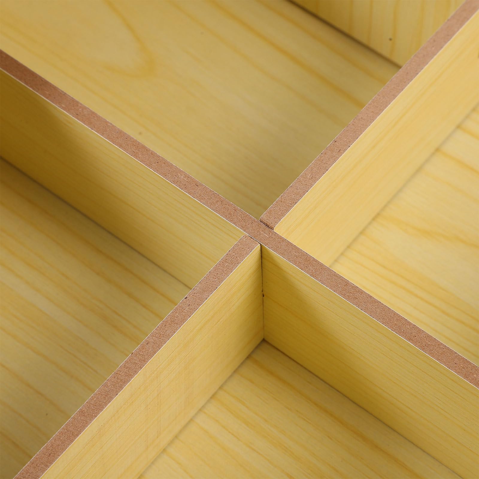Vassoio in Legno Multi-compartimenti per Contanti Due Chiavi, Organizer per Negozi e Punti, Sostituzione per Cassetto Portamonete