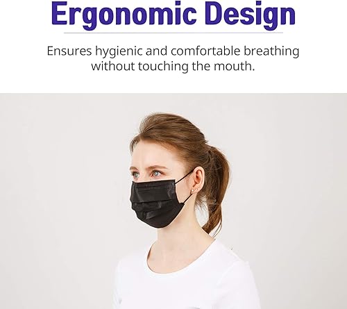 Miniatura 3 de Disposable Face Mask (50PCS) Elastic ear loop with adjustable nose bridge. Made in Korea