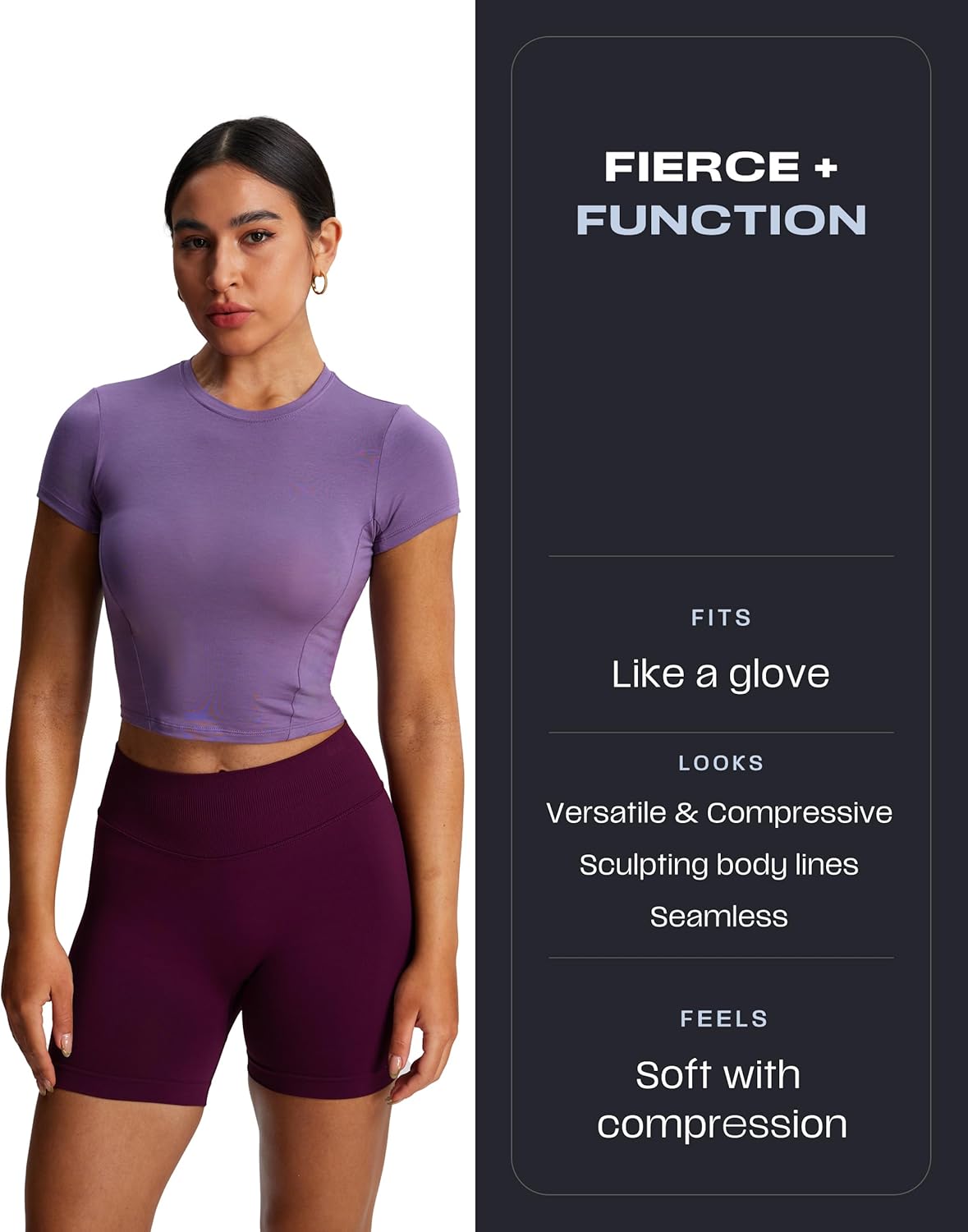 Aoxjox Seamless Biker Shorts for Women Impact Hidden Scrunch Low Waisted Athletic Yoga Short 3.5"/4.5"/5"/6" - Image 3