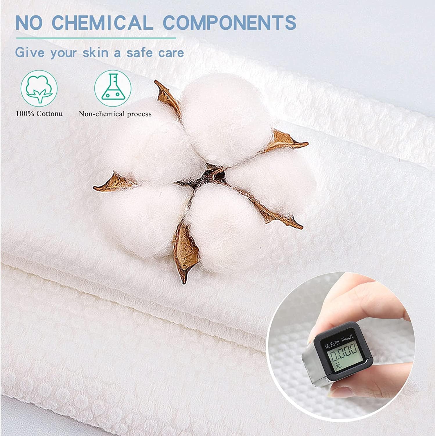 AP & ZP Large Compressed Towel 70 * 140 Cm Disposable Cotton Bath Towels Magic Drying Towel Portable Light and Reusable Suitable for Hiking Camping Beach Swimming and Traveling (2Pcs) 1