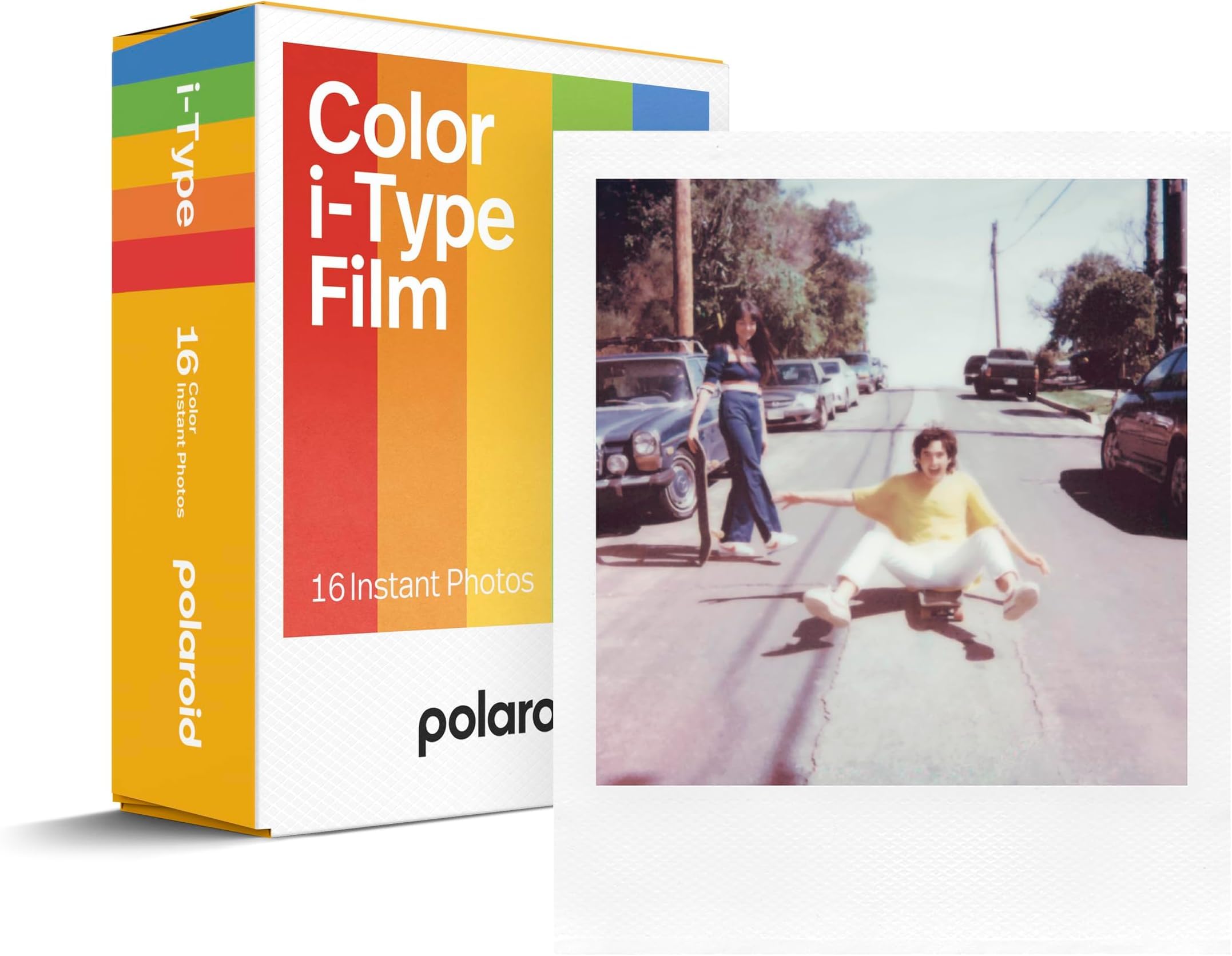 Polaroid Color Film for I-Type Double Pack,16 Color Instant Photos (6009),(Pack of 6)