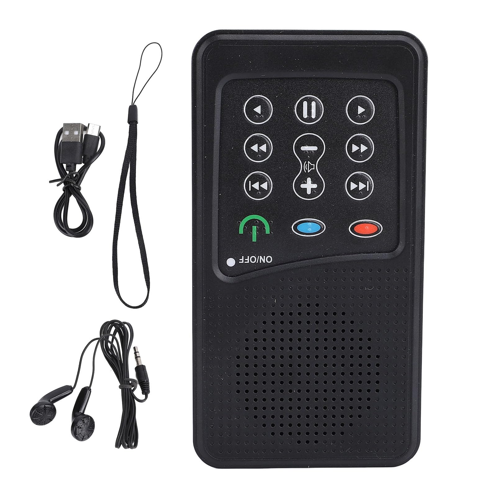 Audio Bible Player per Anziani, Lettore Audiolibro delle Scritture a Energia Solare con capacità di 4 GB e Auricolare, Lettore di Scritture Audio (Bengalese, Mondo Inglese,