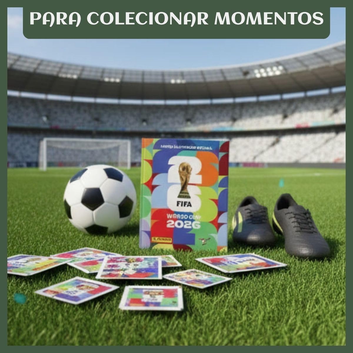 Kit Com 10/20/40/60/100 Envelopes De 7 Figurinhas + Chance de Lendária Copa Do Mundo 2026 Panini Oficial LuvinCo (10) Kit Com 10/20/40/60/100 Envelopes De 7 Figurinhas + Chance de Lendária Copa Do Mundo 2026 Panini Oficial LuvinCo (10)