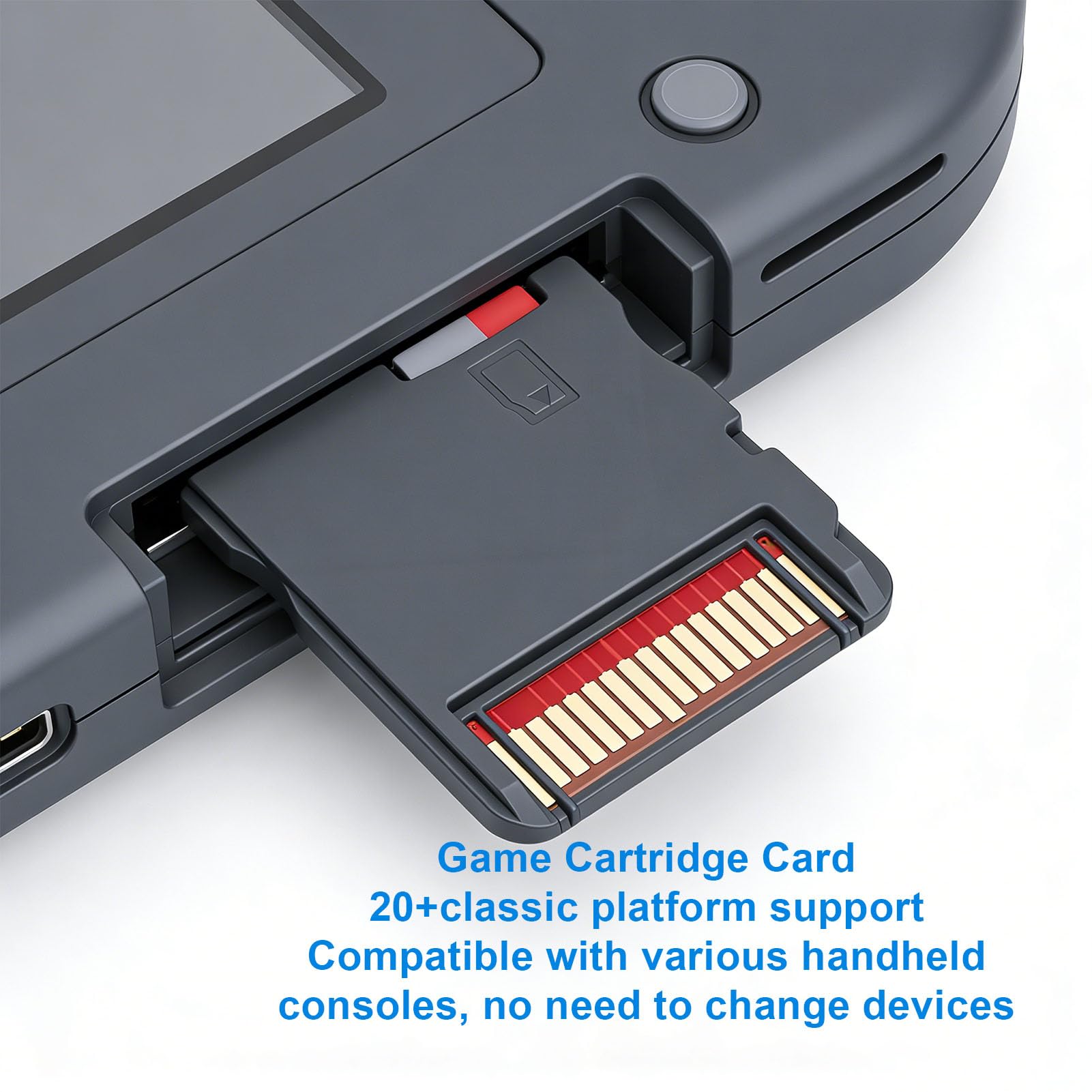 Scheda con 7800 giochi integrati, compatibile con 3DS, 2DS, NDSL, con emulazione di GBA, GBC, FC, MD, GB versione inglese