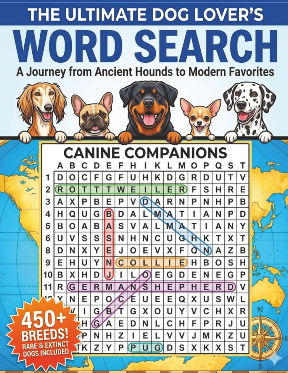 The Ultimate Dog Lovers Word Search Puzzle Book