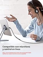 Vista 4 de JSAUX Adaptador USB C a conector de audífonos hembra de 6/64" (3.5 mm) para audio auxiliar, compatible con Samsung Galaxy S23, S23+, S23 Ultra, S22