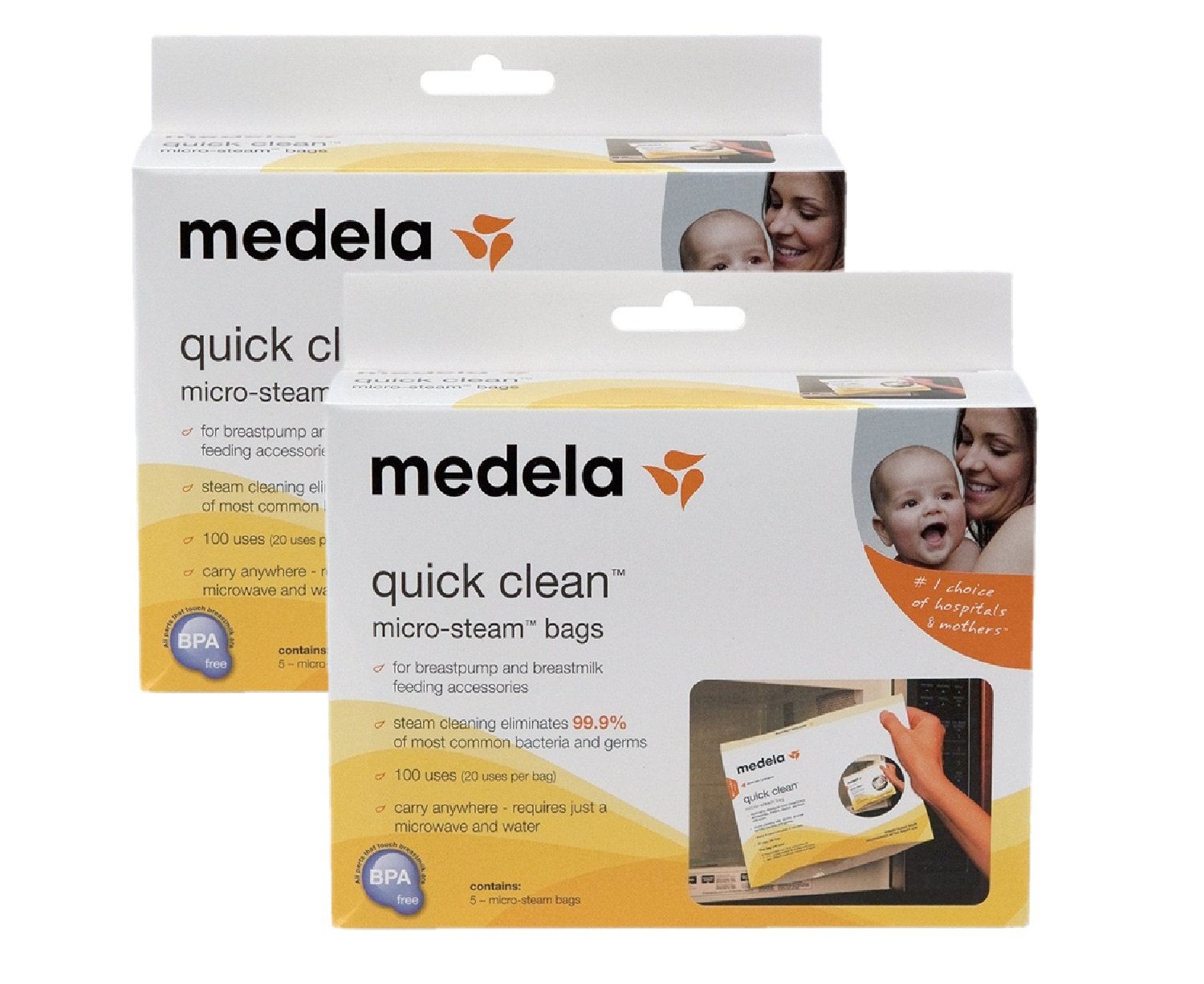 Amazon.co.jp: メデラ（medela） 電子レンジ除菌バッグ（5パック