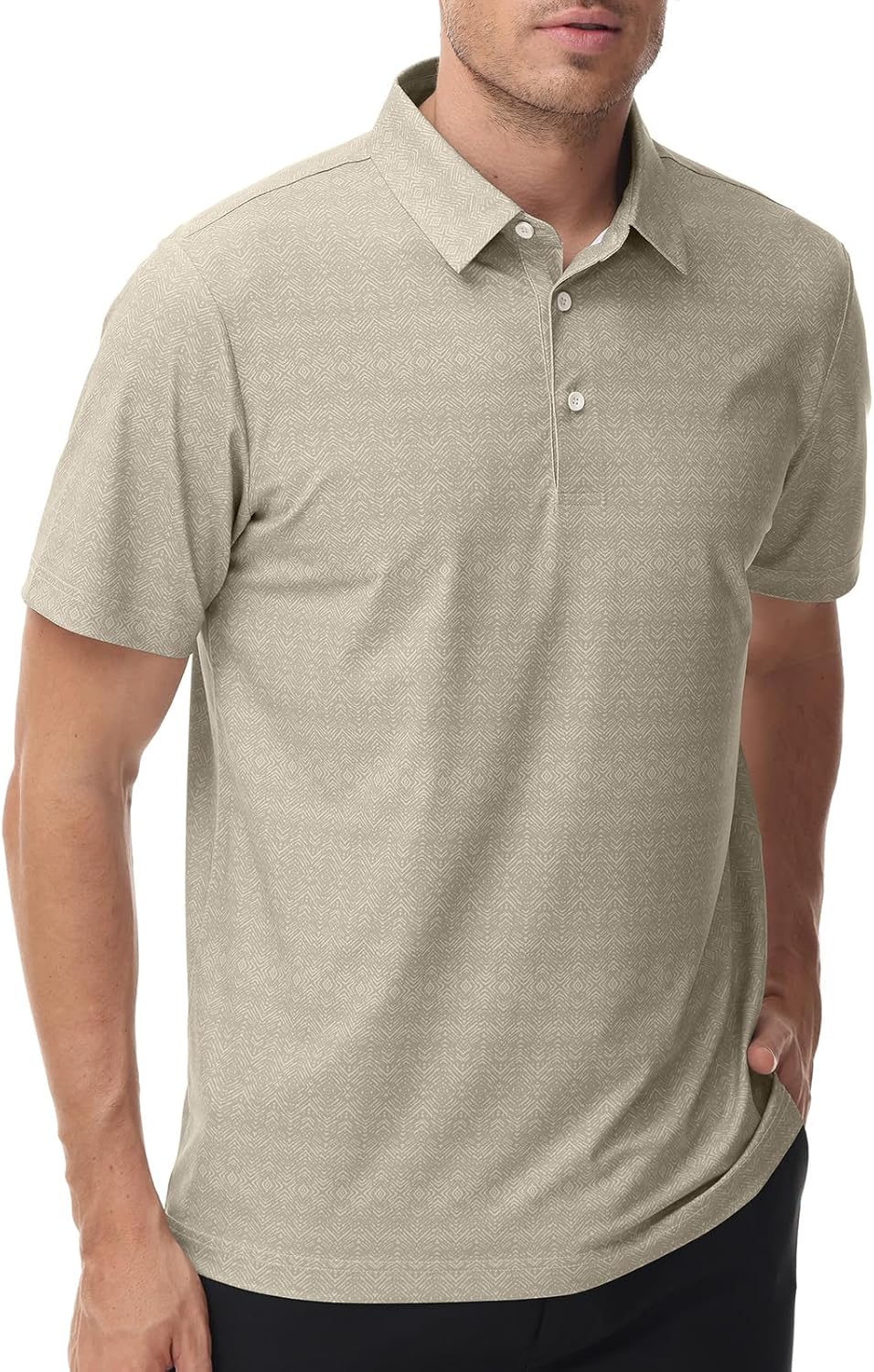 TIHEEN Mens Polo Shirts Short Sleeve,Lightweight Cool Moisture Wicking Performance Golf Polo Shirts for Men