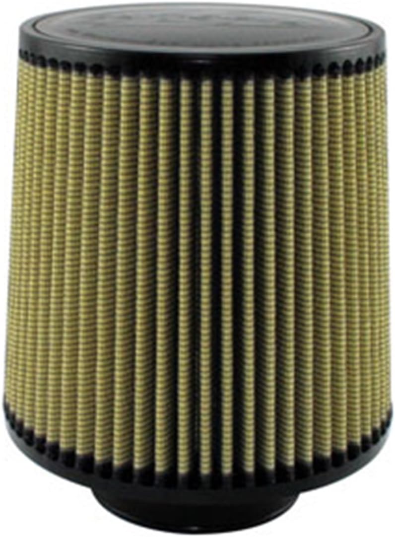 aFe POWER Magnum FLOW Universal Air Filter w/Pro GUARD 7 Oiled Media - 4" Inlet, 8" Tall - #72-90009