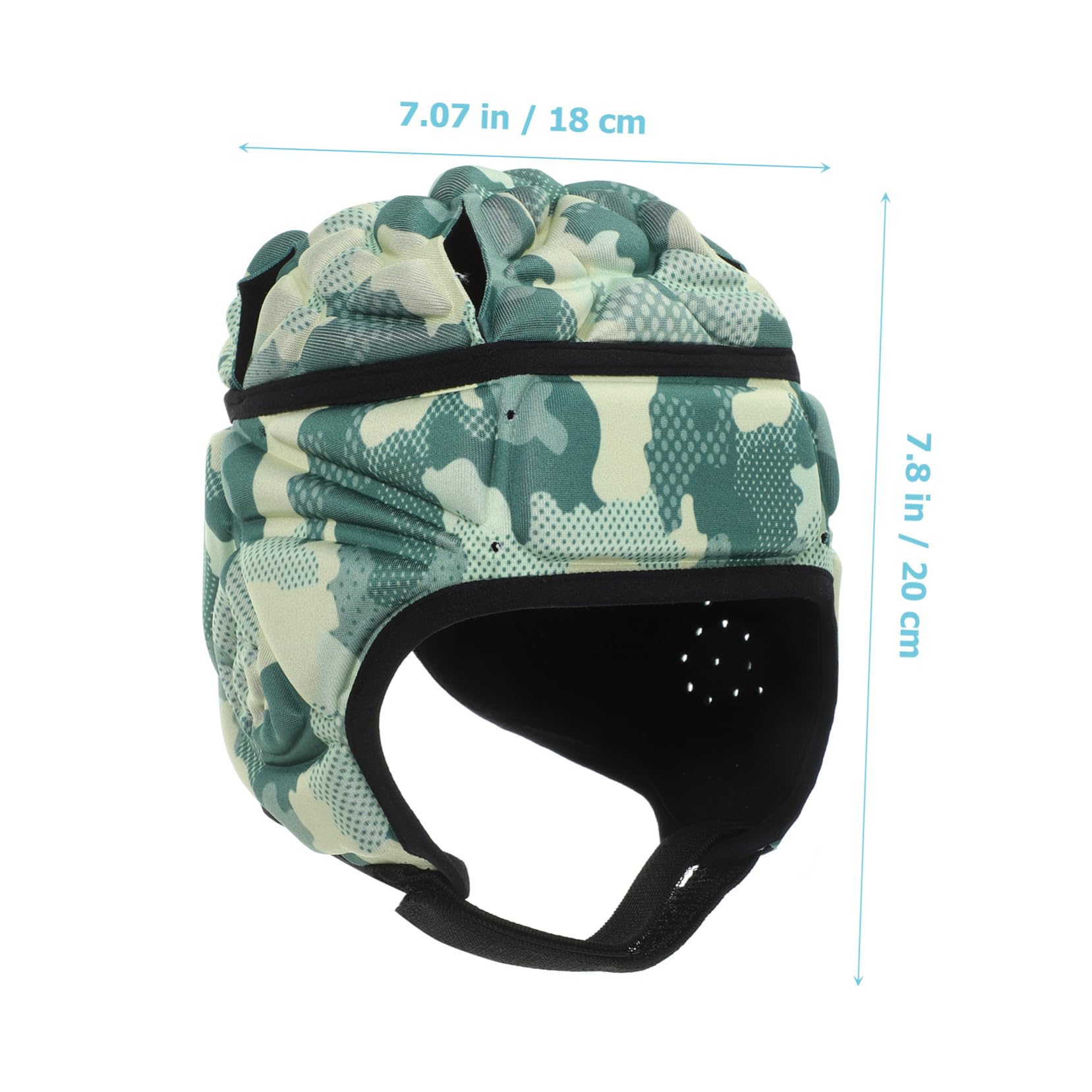 VICASKY Verstellbarer Jugend Footballhelm Schutzhelm mit Eva Schaum und Polyester Komfortabel und Schützend für Rugby und Fußballtraining