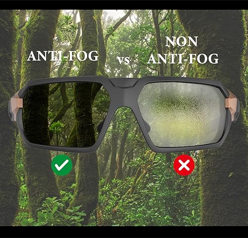 Miniatura 7 de HUNTERSKY - Gafas tácticas de tiro de grado militar, protección contra impactos balísticos, Airsoft Paintball