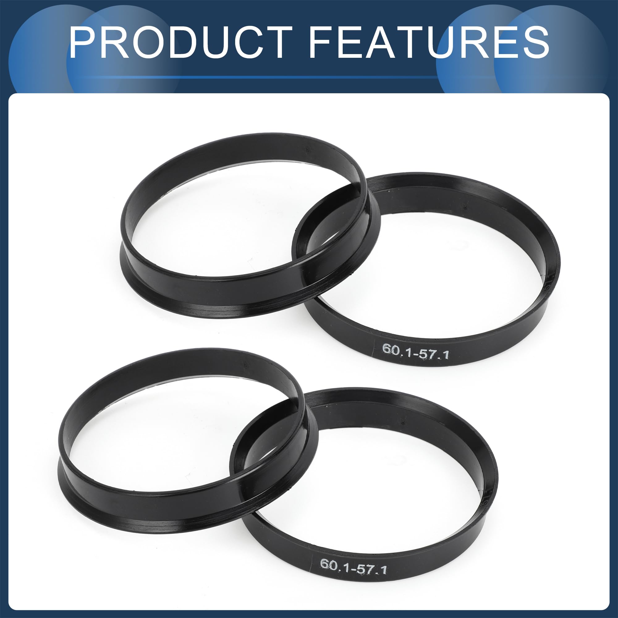 4 X Anelli Centraggio Distanziatore Cerchi 70,0 57,1 Zb - Foto 10