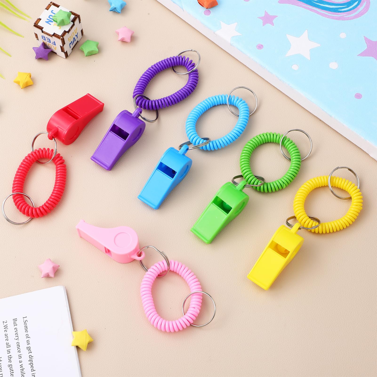 SUPVOX Sifflet en Plastique Sifflet De Sport Sifflet Portable Sifflet Coulissant Sifflet Extérieur Pet Coup De Sifflet pour Les Entraîneurs Pendentif Sifflet