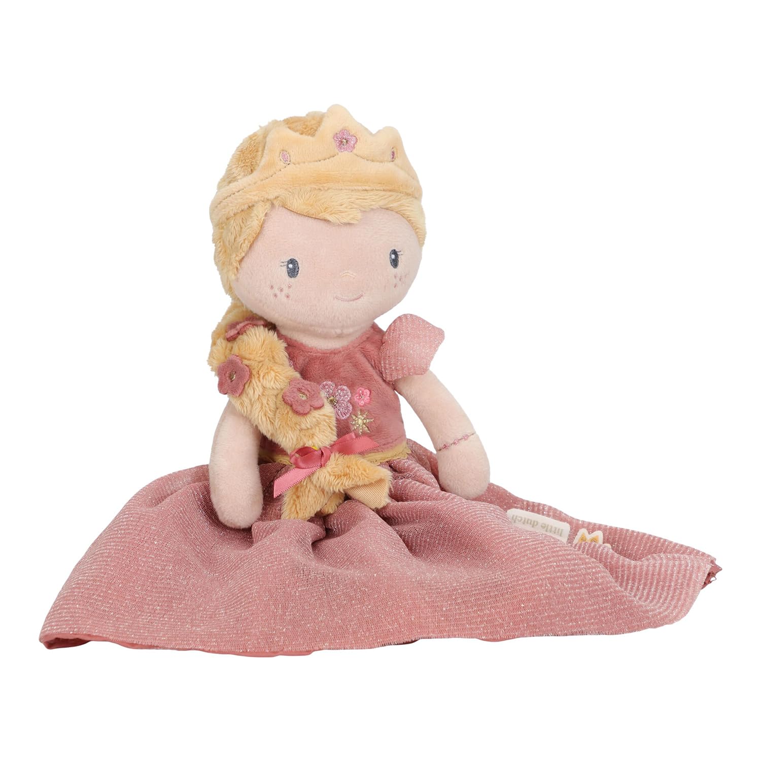 Little Dutch Muñeca de Tela Suave – Muñeca Diferentes Diseños – para niñas a Partir de 12 Meses – para Abrazar y Acompañar (Princesa Julia)