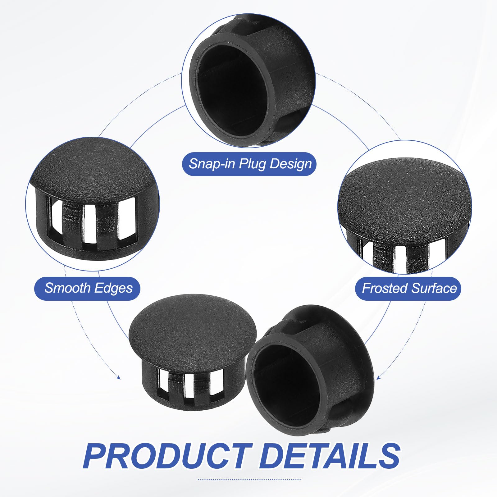 PATIKIL 16mm/5/8" Plastic Hole Plugs - Image 3
