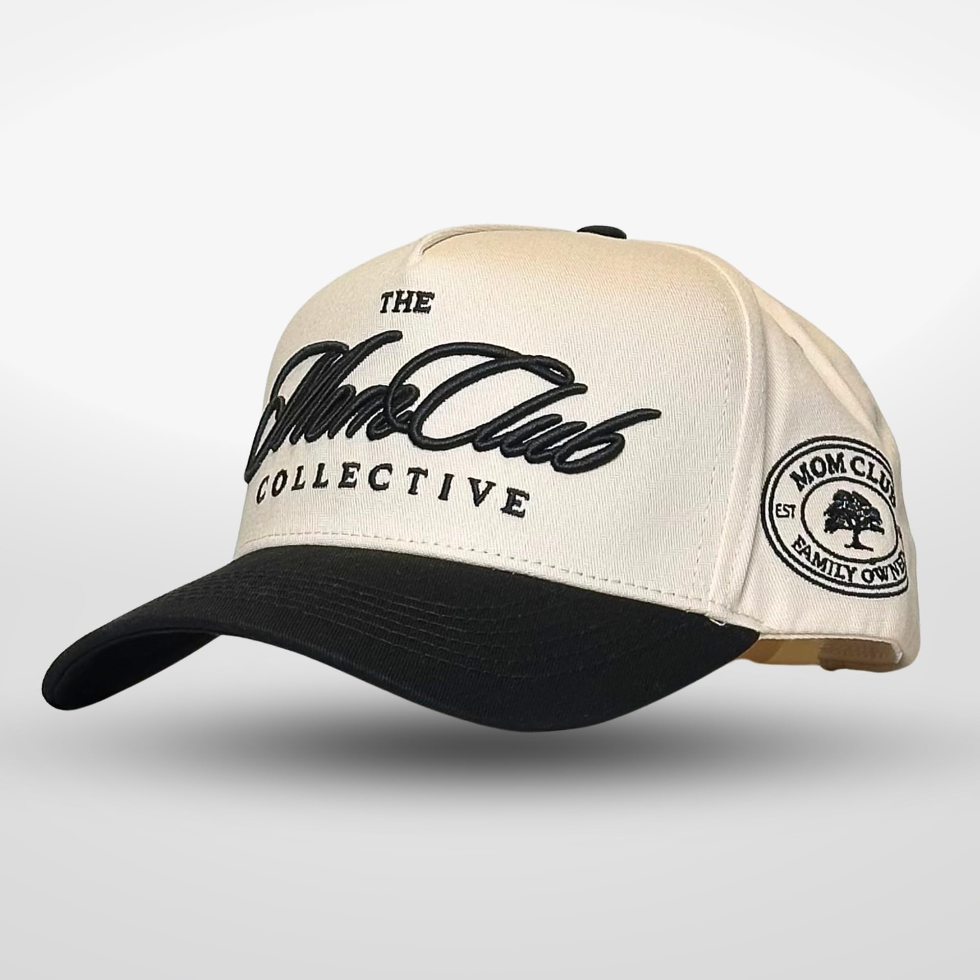 Vintage Mom & Dad Trucker Hats | Men & Women | Dad Hat Mama Hats for Boys | Kids Grandpa Boy Mom Girl Dad Hats | Country Western | Cotton | Snapback (Mom Club | Black)