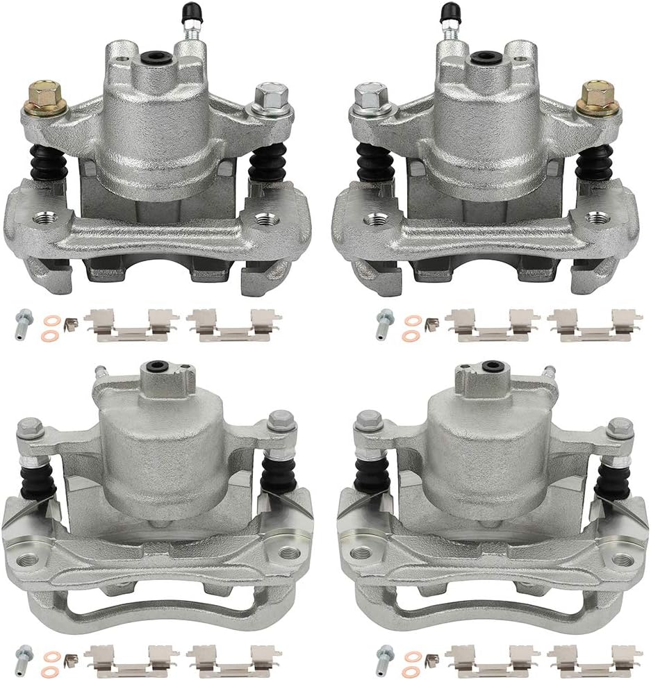 Disc Brake Caliper Assembly ANPART 19B2697 19B2696 19B2714 19B2715 w/Bracket Front & Rear Sets of 4 Compatible For Toyota Avalon 2005-2007,For Toyota For Camry 2005-2006,For Toyota Solara 2004-2008