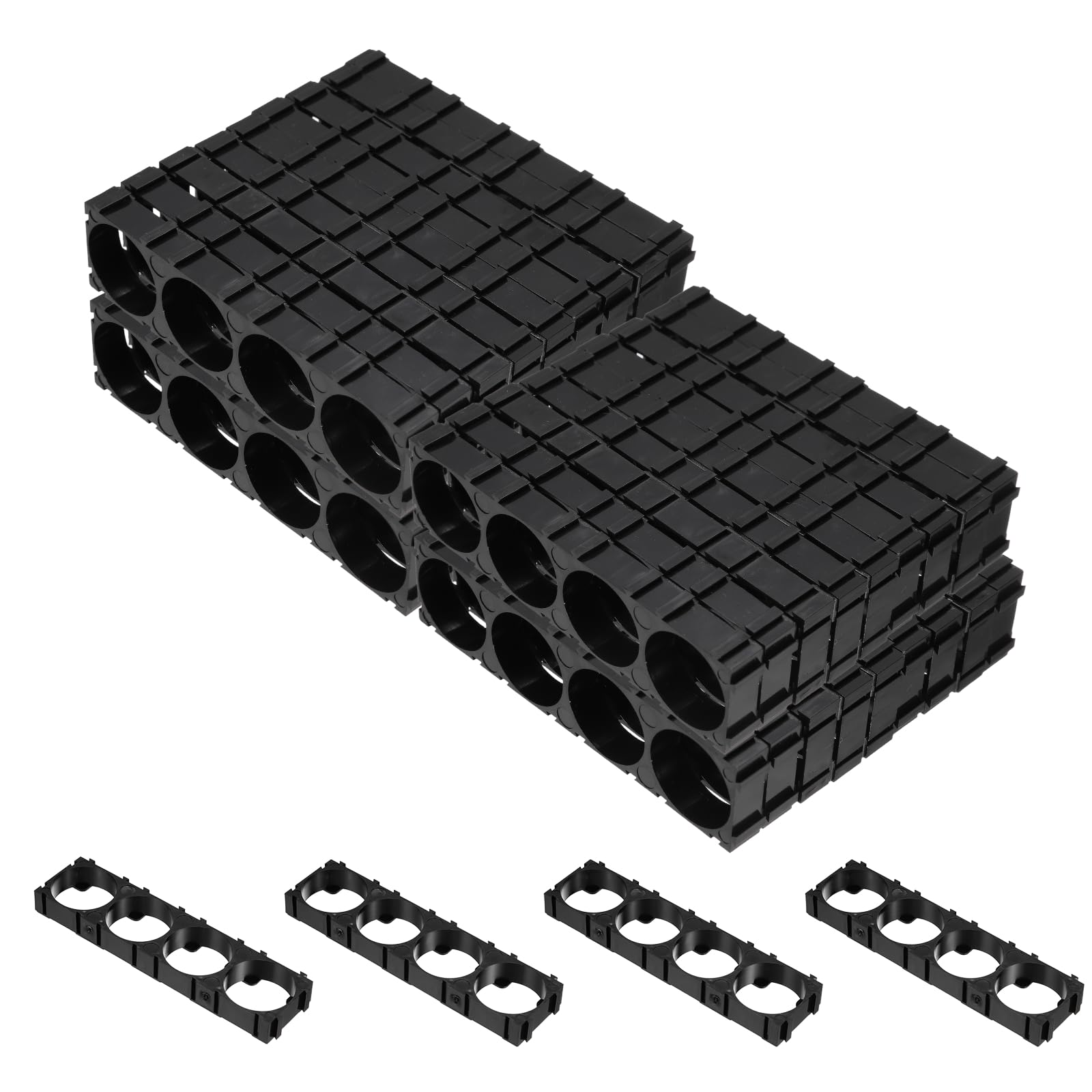 Distanziatore per celle 21700 1x4 60 pezzi in plastica