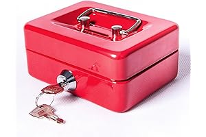 Secure and Compact Mini Cash Box for Effortless Coin Storage