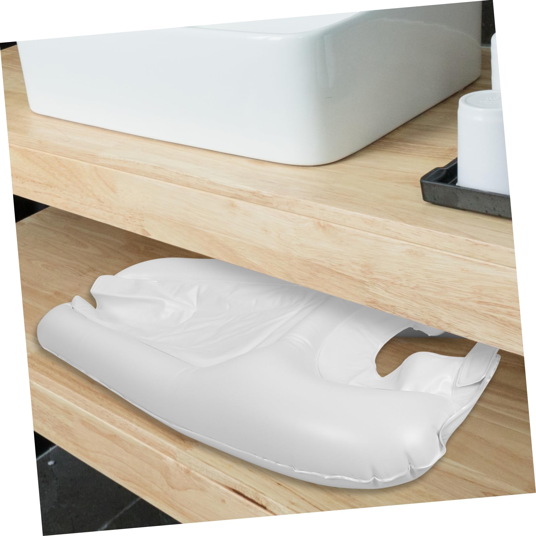 minkissy Inflatable Shampoo Bowl for Elderly Easy to Use Hair Washing Tray for Bedridden Disabled