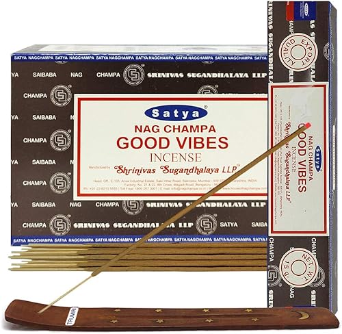 Miniatura 23 de Aruda - Varillas de incienso y soporte para varillas de incienso, paquete Insence Insense Satya Incense
