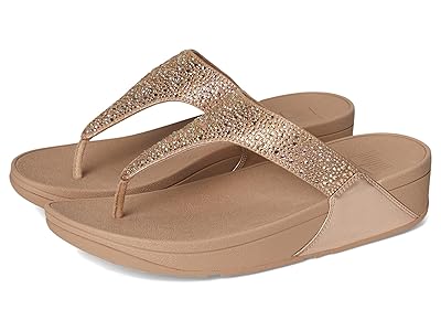 FitFlop Lulu Crystal-Mix Toe-Post Sandals Women