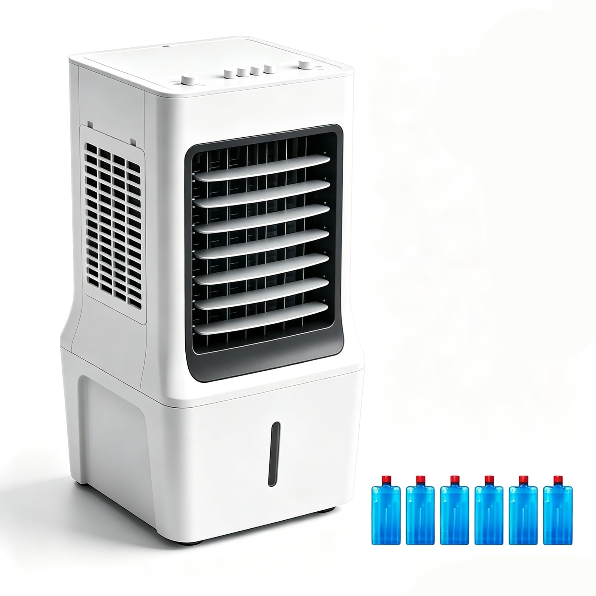 Evaporative Air Cooler, Portable Swamp, Quiet Cool Humidifier Fan