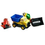 Magnetic Build-A-Truck Construction Magnetic Toy Play Set, 5 Pieces