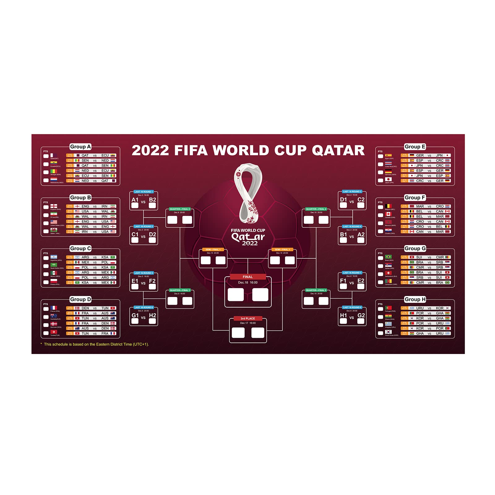 buy-qatar-world-cup-2022-game-schedule-soccer-world-cup-game-s-wall