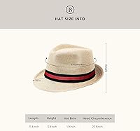 Vista 4 de BABEYOND 1920s - Conjunto de accesorios de gángster de Gatsby para hombre, sombrero de Panamá y pajarita