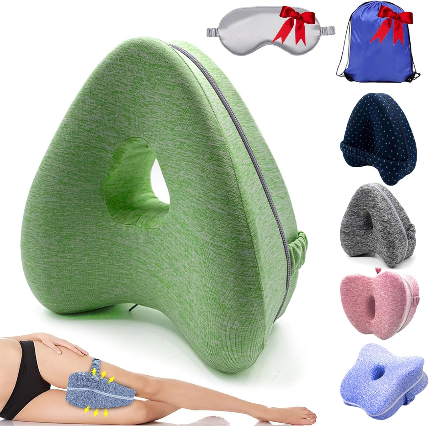 Upgraded Pillow Sciatica, Hip and Knee Pain Pillow, Revoget