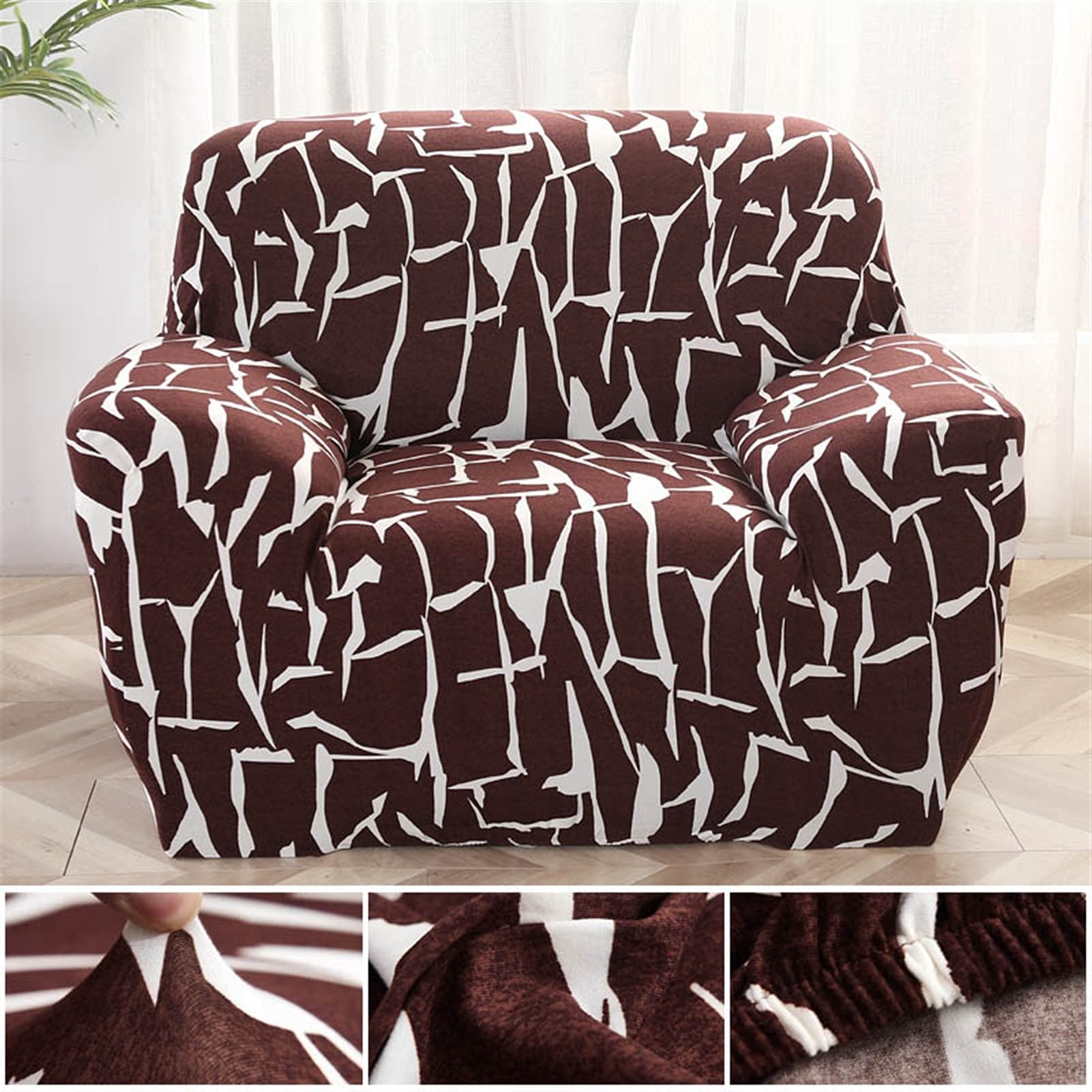 Couvre-canapé stretch coton pour salon chaleureux et fauteuil protégé