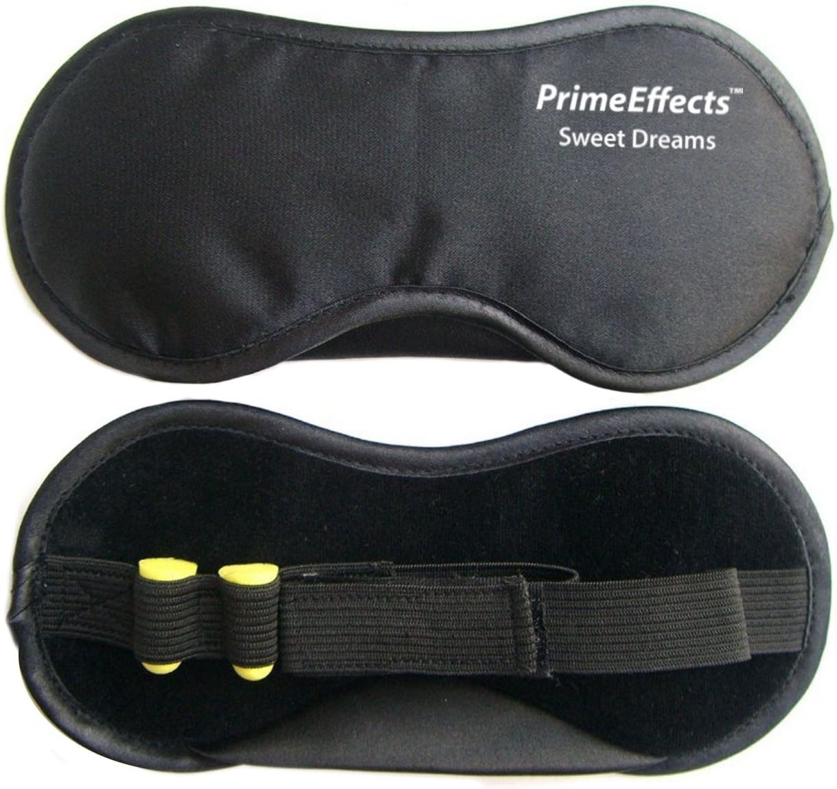 PrimeEffects Sweet Dreams Sleep Mask with Soft Ear Plugs
