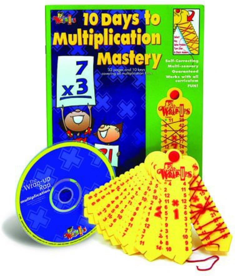 Learning Wrap Ups Multiplication Mastery Kit