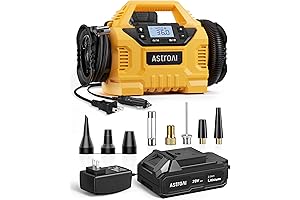 AstroAI Portable AC/DC Tire Inflator for Car, Dad's Favorite Father's Day Gift