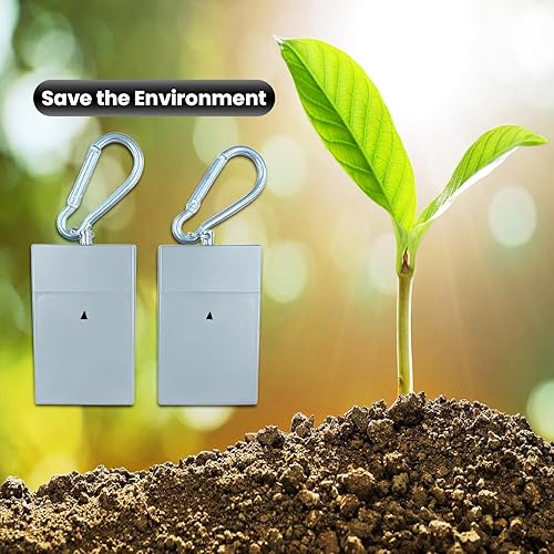 Miniatura 10 de Ceniceros para cigarrillos portátil de bolsillo, paquete de 2 ceniceros de bolsillo de alta calidad a prueba de incendios de metal ABS a prueba de